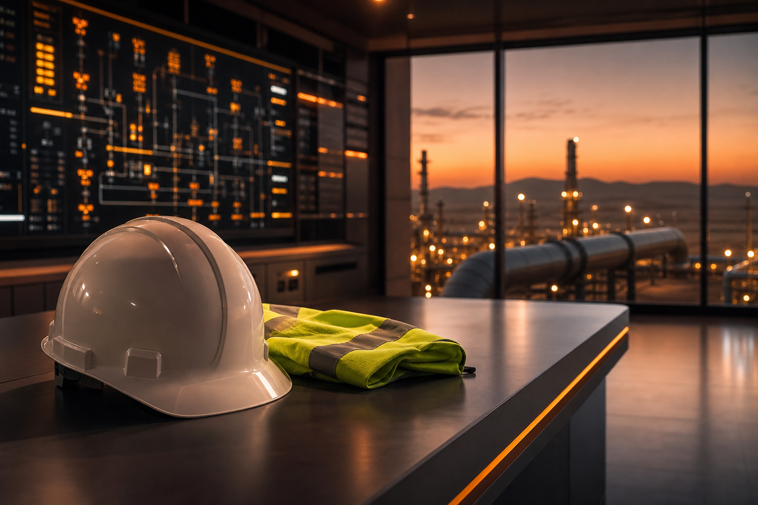 HSE — oil & gas safety and environment operations atmosphere